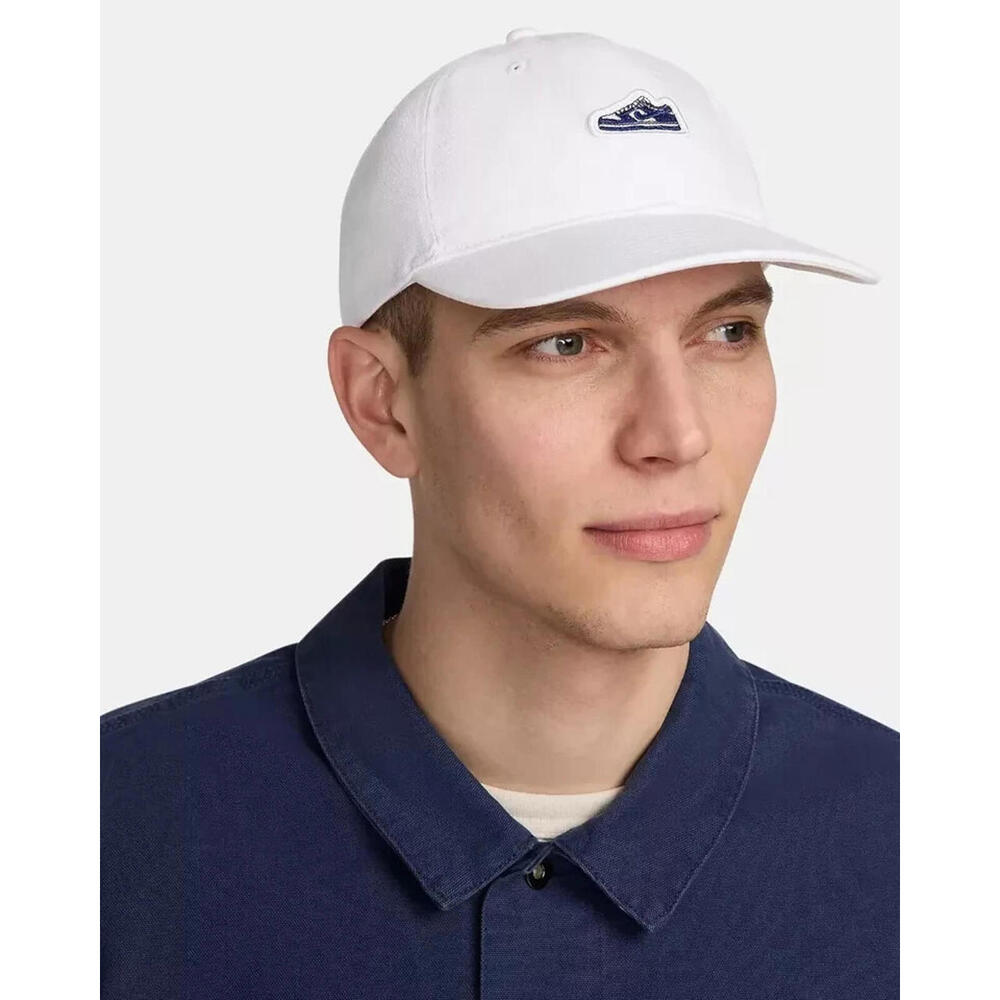 Nike Club Unstructured Dunk Low Patch Cap Adult Unisex Size M/L White FN4404-100